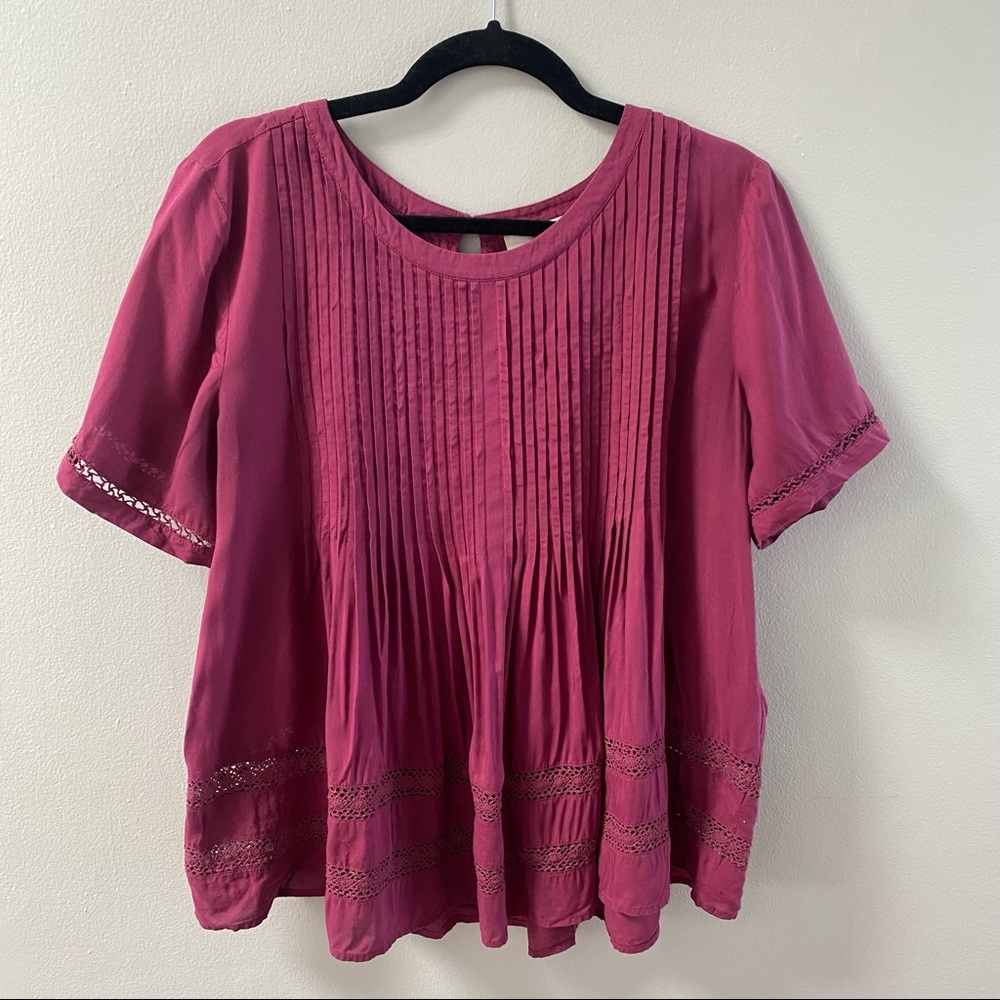 SILKY PURPLE LOFT TOP